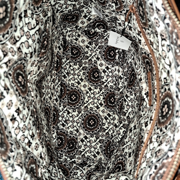 NWT Vera Bradley Leather Carryall Tote & Wallet Set - Picture 8 of 13